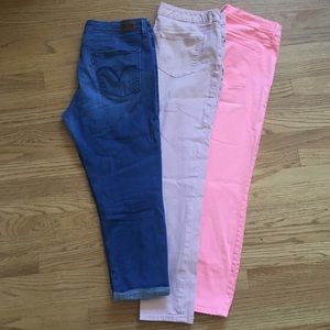 GAP, Limited, and Levi’s Skinny Jeans